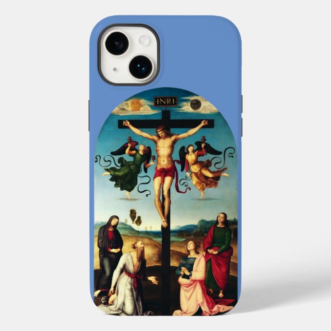 Coques Case-Mate iPhone Le Christ crucifié avec la Vierge Marie (Verso)