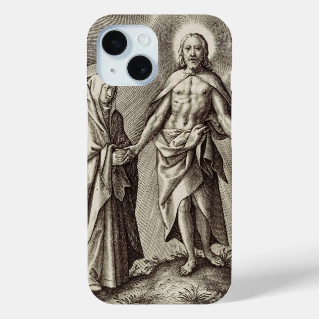 Coques Case-Mate iPhone Le Christ Retreen se dresse sur une colline  (Verso)