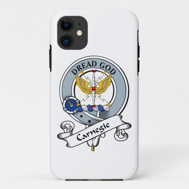 Coques Case-Mate iPhone Le clan de Carnegie Badge (Dos)