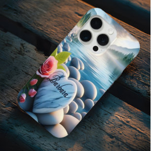 Coque Case-Mate iPhone Le coeur de Barbara au bord de la rivière