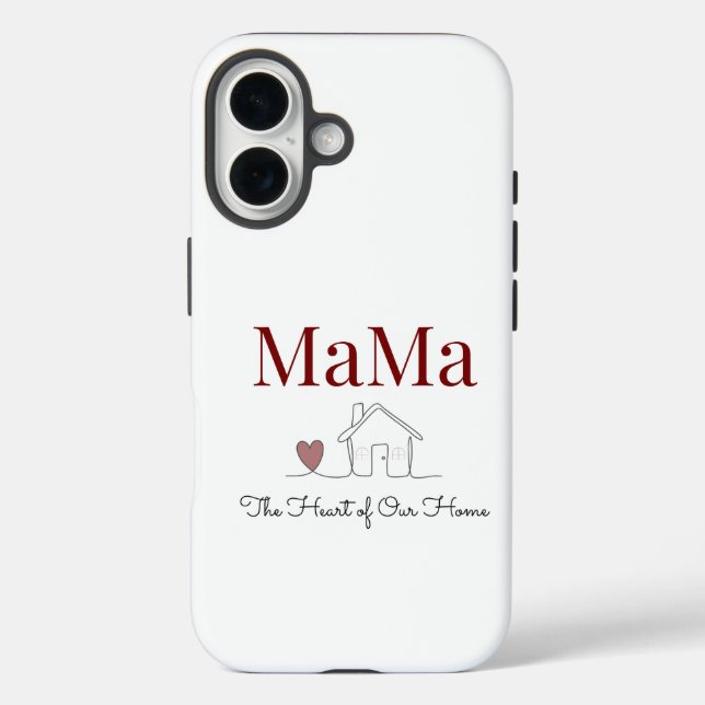 Coques Case-Mate iPhone Le Coeur De Notre Maison (Verso)