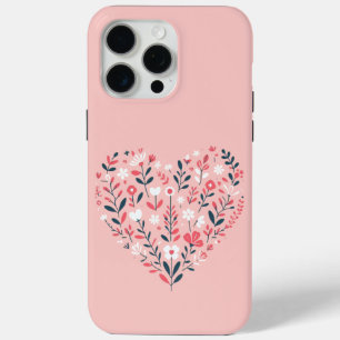 Coque Case-Mate iPhone Le coeur floral de Valentine