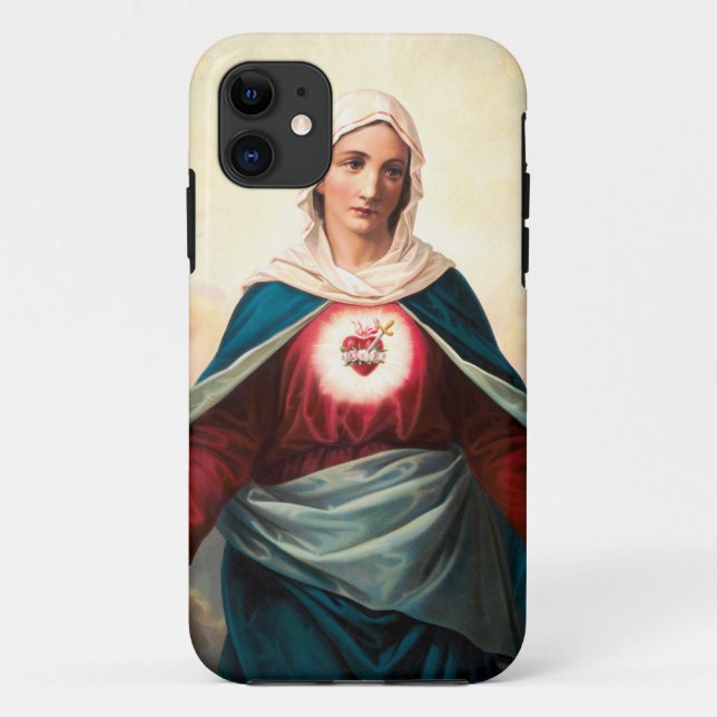 Coques Case-Mate iPhone Le Cœur immaculé de Marie (Dos)