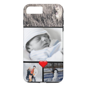 Coque Case-Mate Pour iPhone Le collage de photo de famille font votre propre