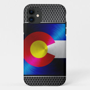 Etui iPhone Case-Mate Le Colorado a balayé le drapeau en métal
