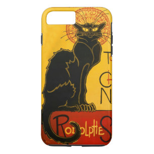 Coque iPhone 8 Plus/7 Plus Le Conversation Noir Le Chat Noir Art Nouveau Vint