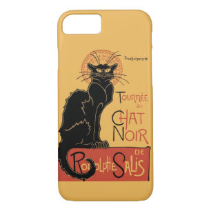 Coque iPhone 8/7 Le Conversation Noir par Steinlen