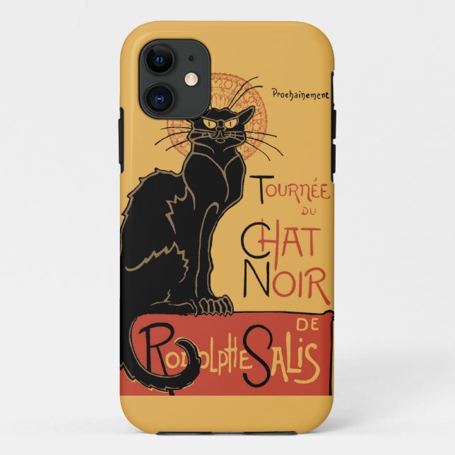 Coques Case-Mate iPhone Le Conversation Noir Theophile Steinlen (Dos)