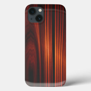 Etui iPhone 13 Le cool a verni la caisse en bois d'air d'iPad de