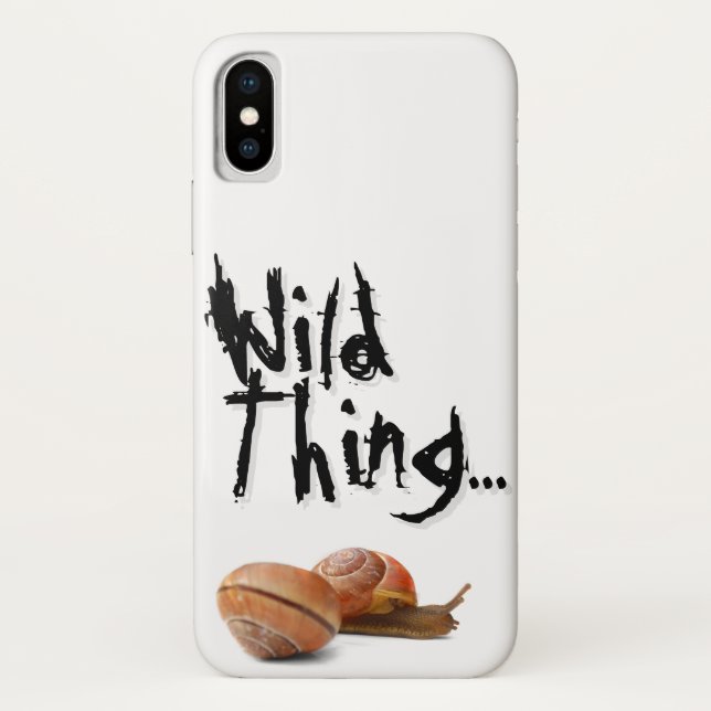 Coques Case-Mate iPhone Le côté sauvage d'un escargot... (Dos)