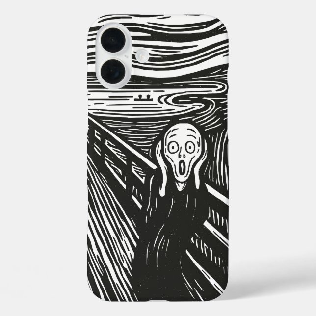 Coques Case-Mate iPhone Le Cri d'Edvard Munch (Verso)