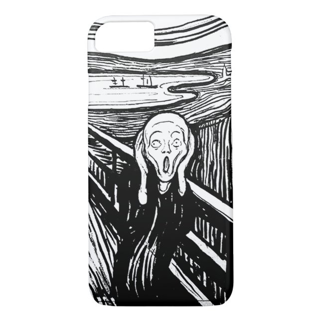 Coques Case-Mate iPhone Le cri d'Edvard Munch (Dos)