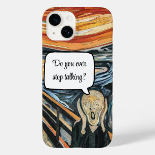 Coque Case-Mate iPhone Le cri d'Edvard Munch Funny Speech Bubble
