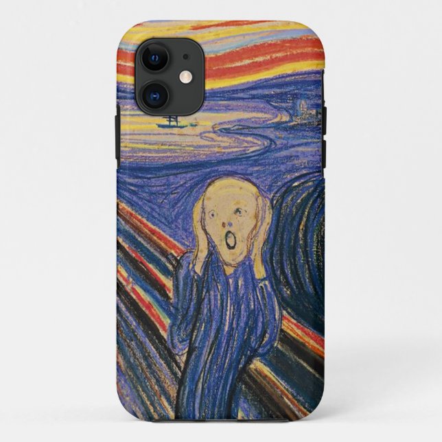 Coques Case-Mate iPhone Le cri perçant par Edvard Munch (Dos)