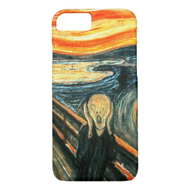 Coques Case-Mate iPhone Le cri perçant par Edvard Munch (Dos)
