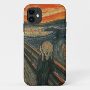 Coques Pour iPhone Le cri (Texturé) d'Edvard Munch