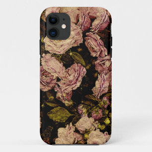 Coques Pour iPhone le cru s'est levé sur le papier âgé - cas de