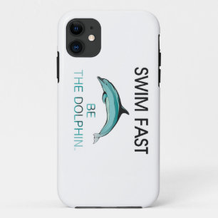 Coque iPhone 11 Le dauphin SUPÉRIEUR de bain jeûnent