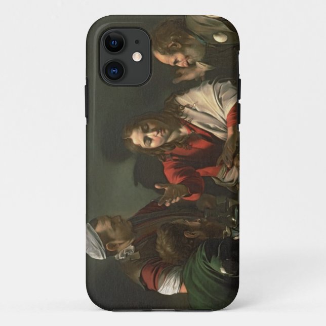 Coques Case-Mate iPhone Le dîner chez Emmaus, 1601 (huile et tempera) (Dos)