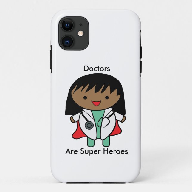 Coques Case-Mate iPhone Le docteur African American Femme Hero Personnalis (Dos)