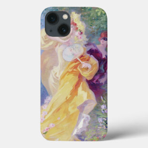 iPhone 13 Coque Le domino jaune, conception pour une tapisserie