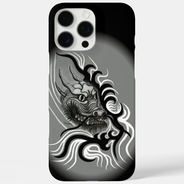 Coques Case-Mate iPhone Le dragon chinois à la toiture de tatouage (Verso)