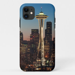 Etui iPhone Case-Mate Le drapeau américain vole entre la lune en hausse