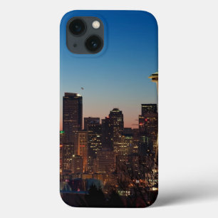 Etui iPhone Case-Mate Le drapeau américain vole entre la lune en hausse