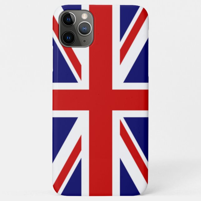 Coques Case-Mate iPhone Le drapeau classique Union Jack du Royaume-Uni (Dos)