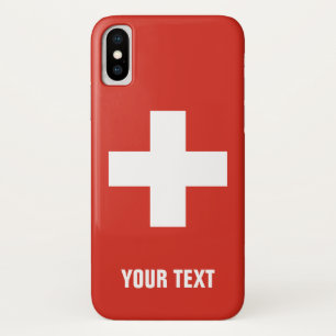 Case-Mate iPhone Case Le drapeau croisé suisse de la Suisse a