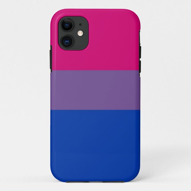 Coques Case-Mate iPhone Le drapeau de Bi vole pour la fierté bisexuelle (Dos)