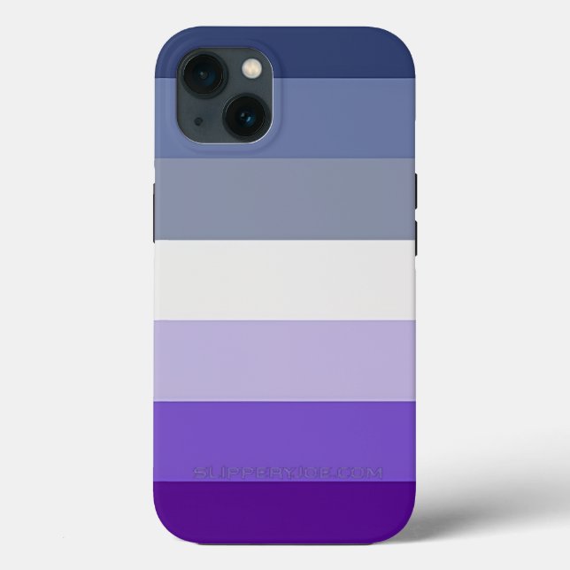 Coques Case-Mate iPhone Le drapeau de la fierté lesbienne butch de Slipper (Verso)