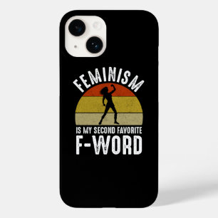 Coque Case-Mate iPhone Le Féminisme Est Mon Deuxième F-Word Préféré