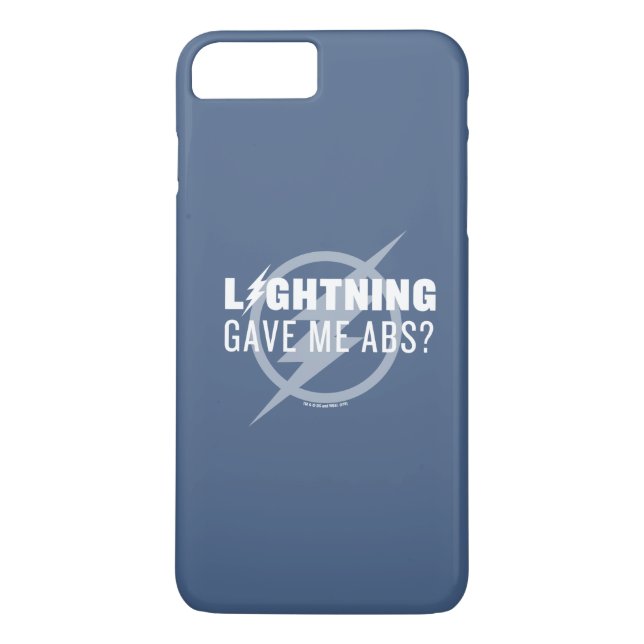 Coques Case-Mate iPhone Le Flash | "La foudre m'a donné des abs ?" (Dos)