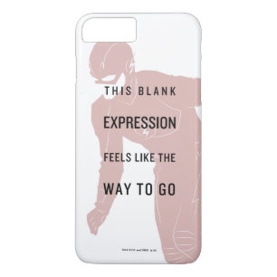 Case-Mate iPhone Case Le Flash Silhouette du devis "Expression vide"