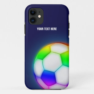 Coque Case-Mate Pour iPhone Le football psychédélique personnalisé