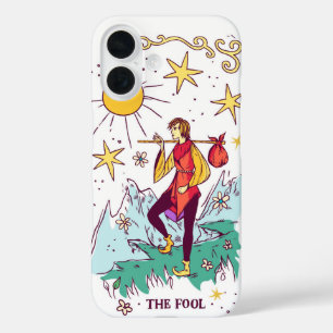 Coque Pour iPhone 16 Le fou Tarot - Vintage psychédélique