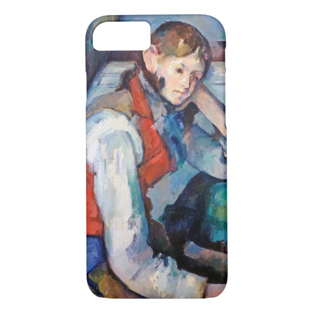 Coques Case-Mate iPhone Le Garçon de la Veste Rouge, Cezanne (Dos)