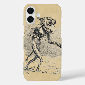 Coque Pour iPhone 16 Plus Le Gobelin médiéval prend le cauldron