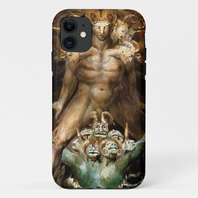 Coques Case-Mate iPhone Le grand dragon rouge et la bête de la mer (Dos)