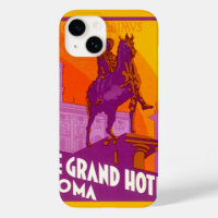 Le Grand Hotel Roma Statue, Italie, Voyage Vintage