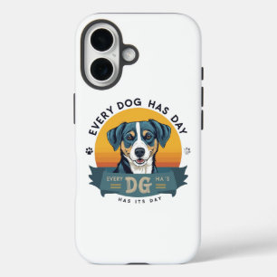 Coque Pour iPhone 16 Le grand moment du chien