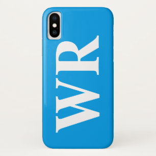 Coque Case-Mate Pour iPhone Le grand monogramme marque avec des lettres le