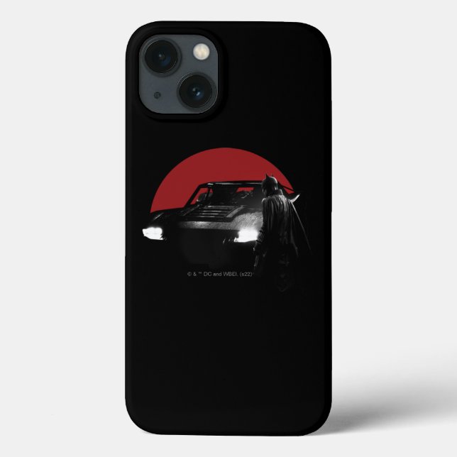 Coques Case-Mate iPhone Le graphique Batman & Batmobile (Verso)