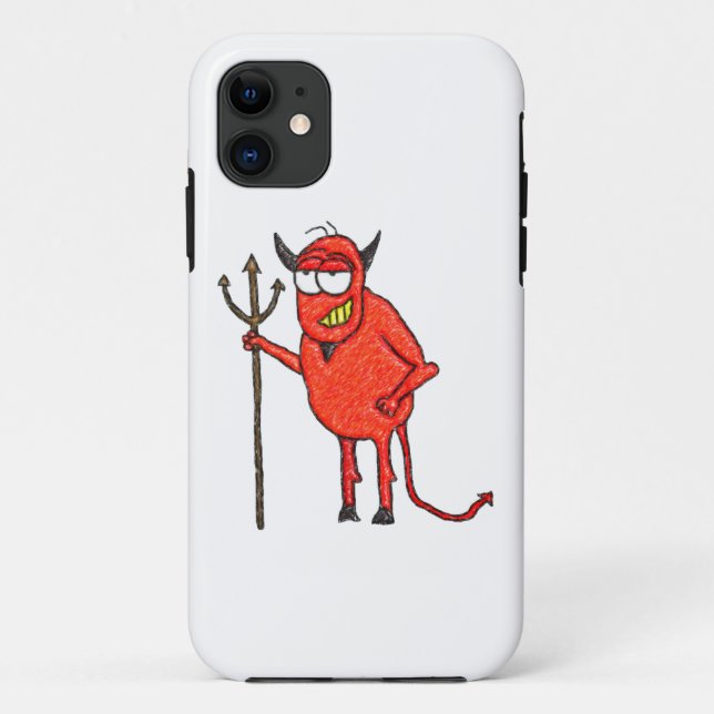 Coques Case-Mate iPhone Le gril de Satan heureux (Dos)
