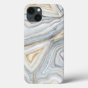 Case-Mate iPhone Case Le gris a marbré la conception abstraite