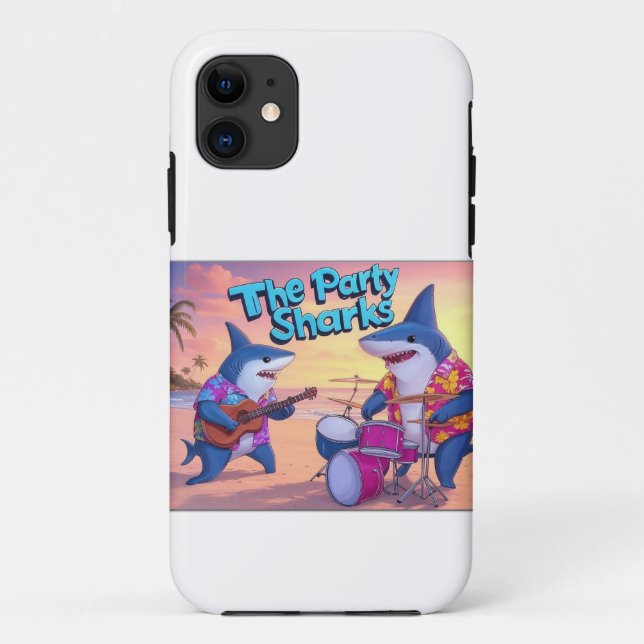Coques Case-Mate iPhone Le groupe Party Sharks (Dos)