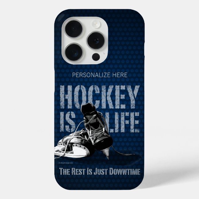 Coques Case-Mate iPhone Le hockey c'est la vie (Verso)