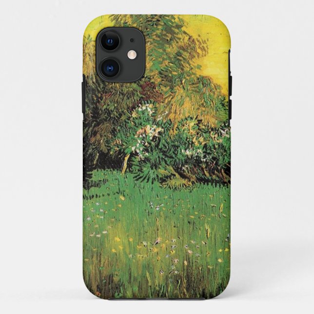 Coques Case-Mate iPhone Le jardin des poètes par Vincent van Gogh. (Dos)
