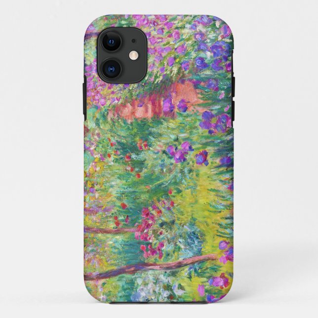 Coques Case-Mate iPhone Le jardin d'iris au cool de Giverny Claude Monet, (Dos)